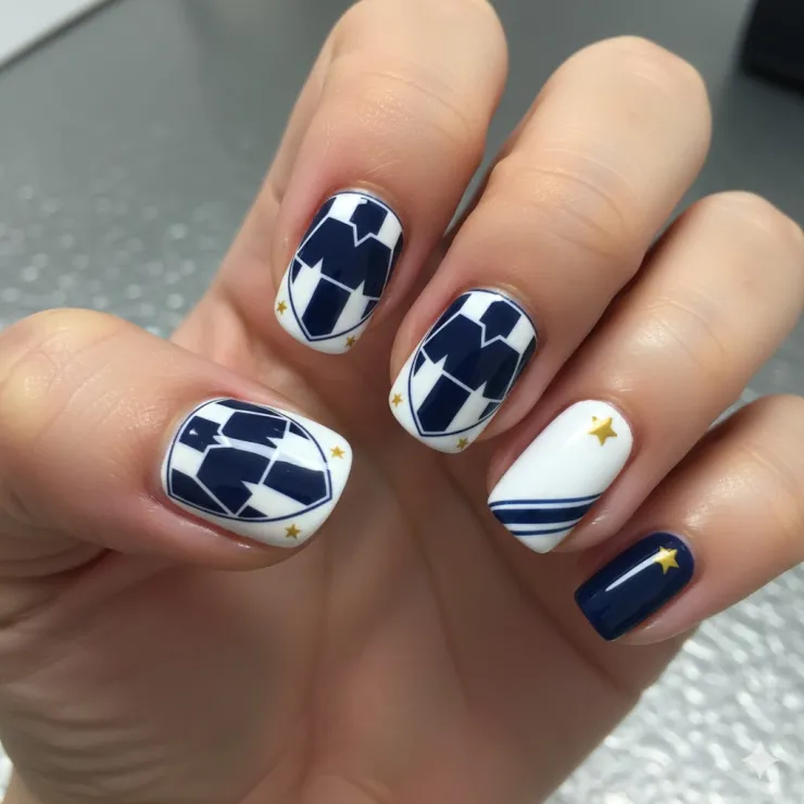 7 diseños de uñas de Rayados de Monterrey que le van a encantar a cualquier regia