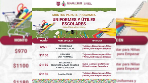 Útiles escolares beca