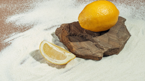 Limón con bicarbonato de sodio
