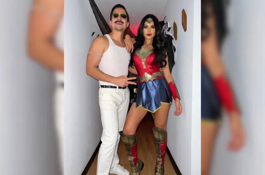 Kristal Silva y esposo