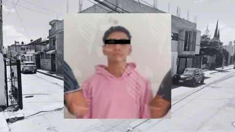 Leonardo, detenido por homicidio en San Felipe Hueyotlipan, Puebla.