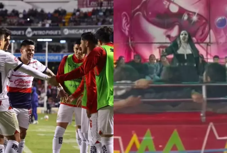 Chivas festeja al estilo de La Monja de la Feria tras triunfo; así fue este momento.jpg