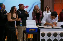exparticipantes bajan a apoyar a su finalista favorito en la final de masterchef