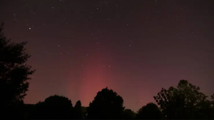 auroras boreales en Estados Unidos