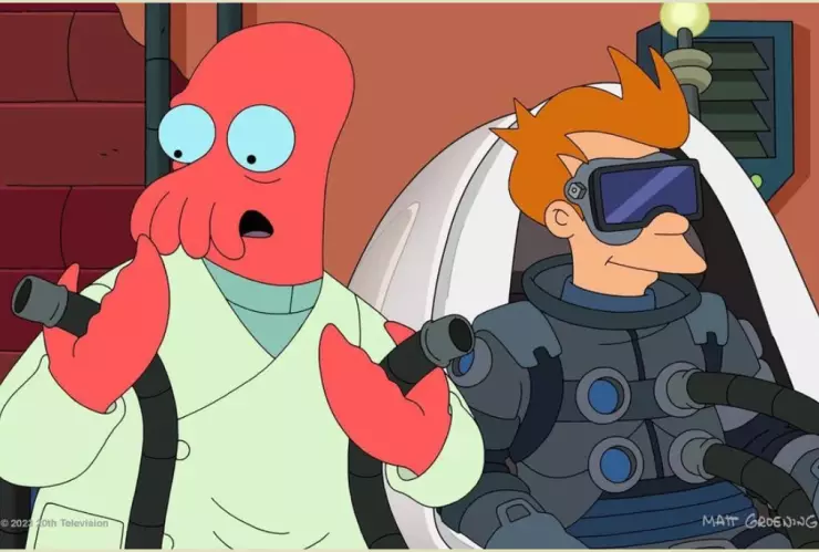 como se verían Fry, Leela y Bender de Futurama en la vida real