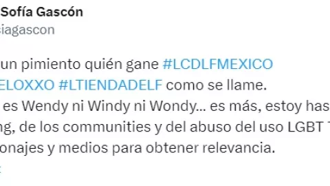 Karla Sofía Gascón habla de Wendy Guevara