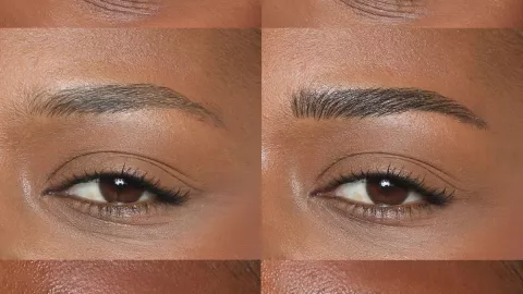 Las cejas bien definidas y enmarcadas pueden hacer lucir más grandes los ojos pequeños