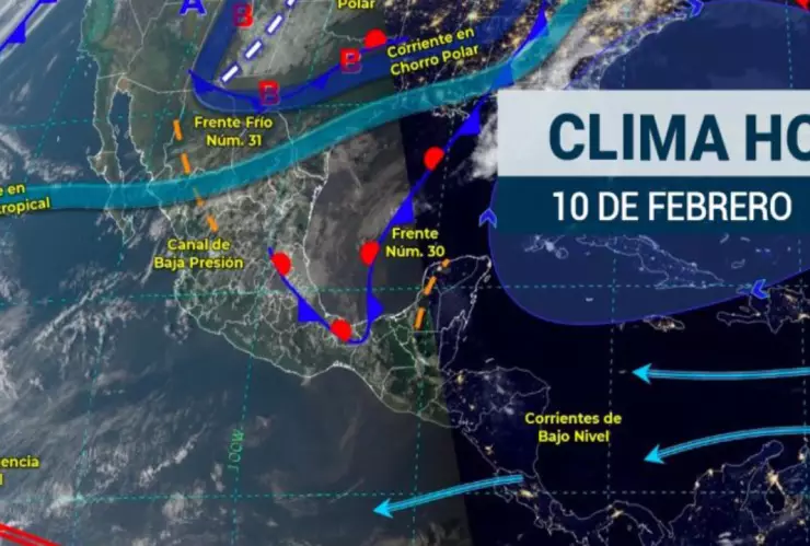clima hoy veracruz 10 de febrero