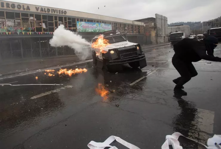 enfrentamiento en Chile