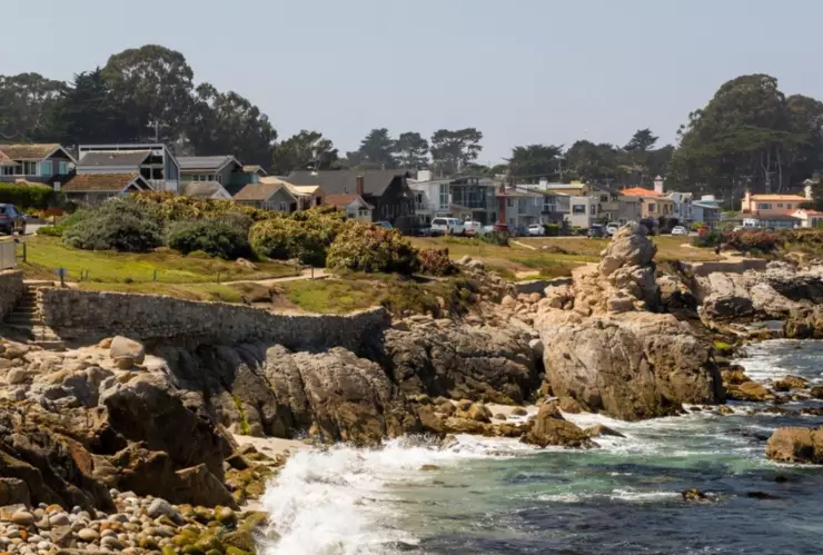 Foto de Pacific Grove, con vistas a la bahía de Monterrey.