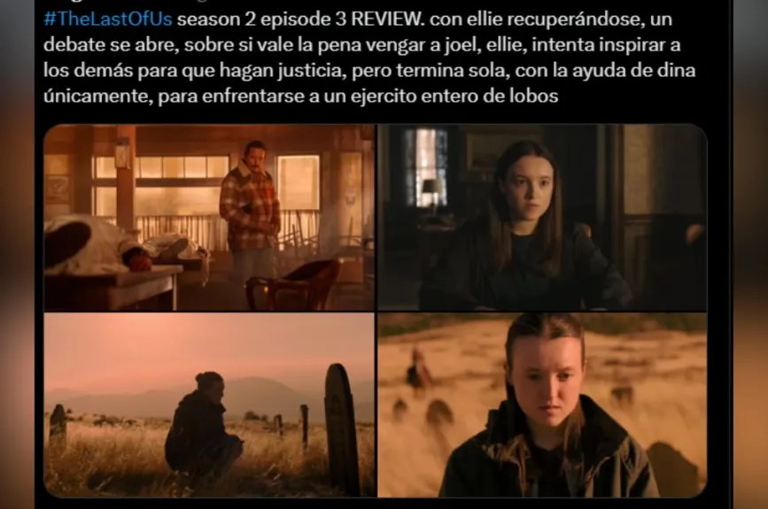 Sin duda esta capítulo marca el adiós definitivo de Joel y el comienzo de la aventura de Ellie.