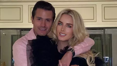 Tania Ruiz y Peña Nieto cortan