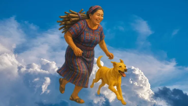 Mujer salió a buscar leña con su perrito; fue encontrada sin vida tras los sismos en Guatemala