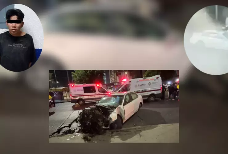 Vecinos de colonia ampliación Aviación Civil fueron atropellados esta madrugada.