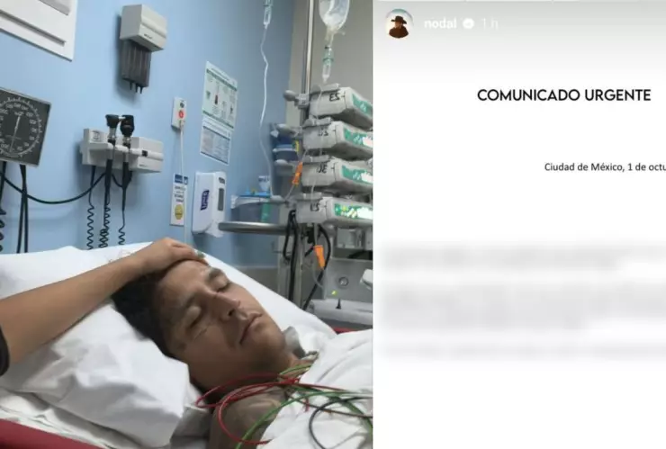 CHRISTIA NODAL EN EL HOSPITAL