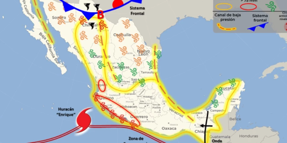 clima mexico 27 de junio