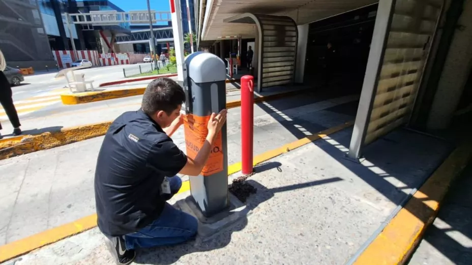 Clausuran el estacionamiento del Aeropuerto de Tijuana 25 agosto 2023
