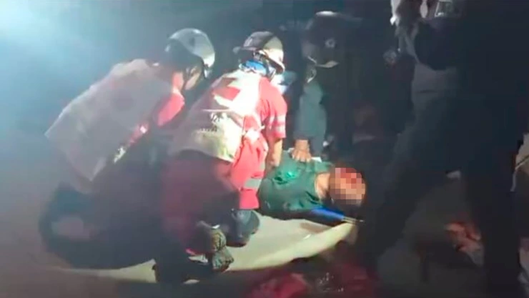 Navajean en el rostro a sujeto en Tuxtla Gutiérrez