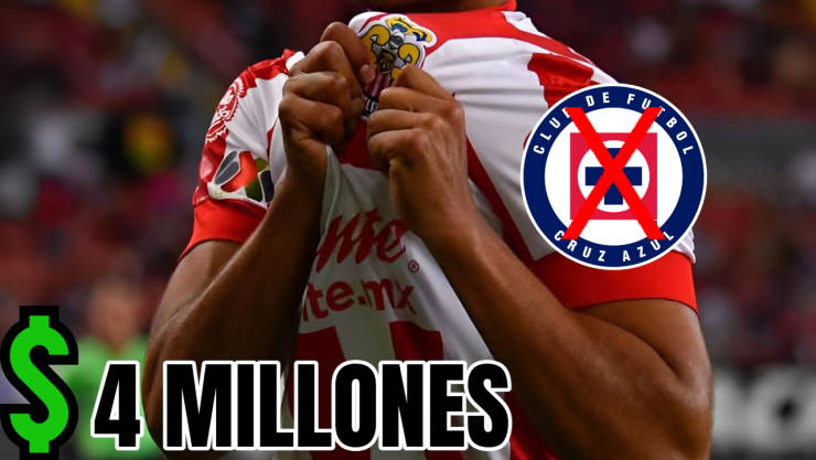 Vale 4 millones, Cruz Azul lo quiso y hoy quiere ser su verdugo jugando para Chivas
