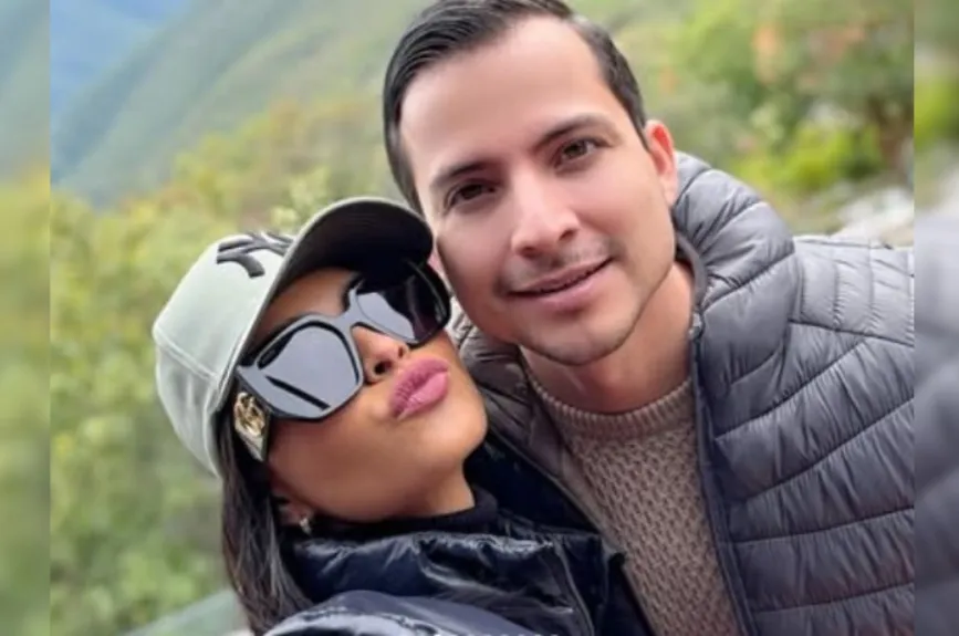 Kristal Silva y esposo
