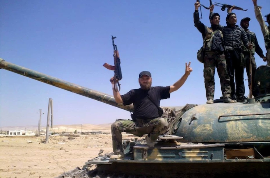 Miembros del Ejército Libre de Siria en la provincia de Idlib