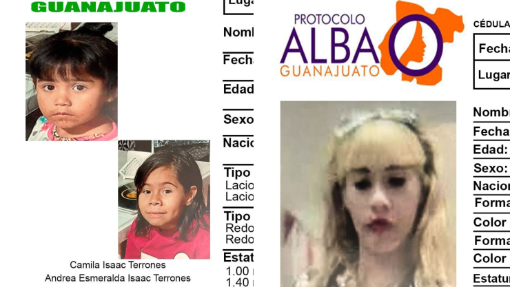 Camila y Andrea Esmeralda Isaac Terrones desaparecidas León