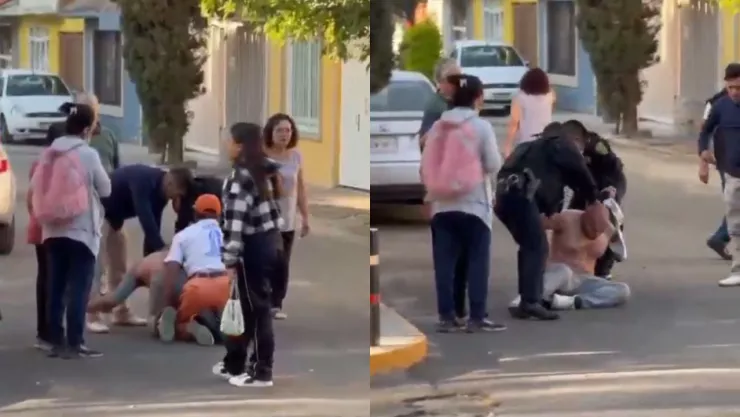 VIDEO: Someten y golpean a un hombre tras llevarse a su hijo en San Juan Aragón