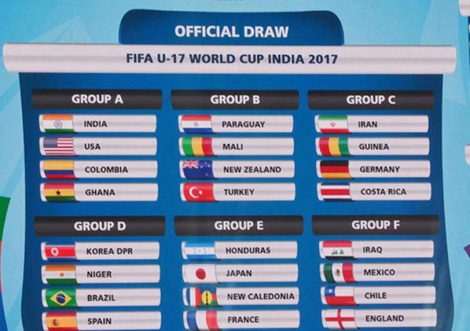 SORTEO MUNDIAL INDIA SUB 17
