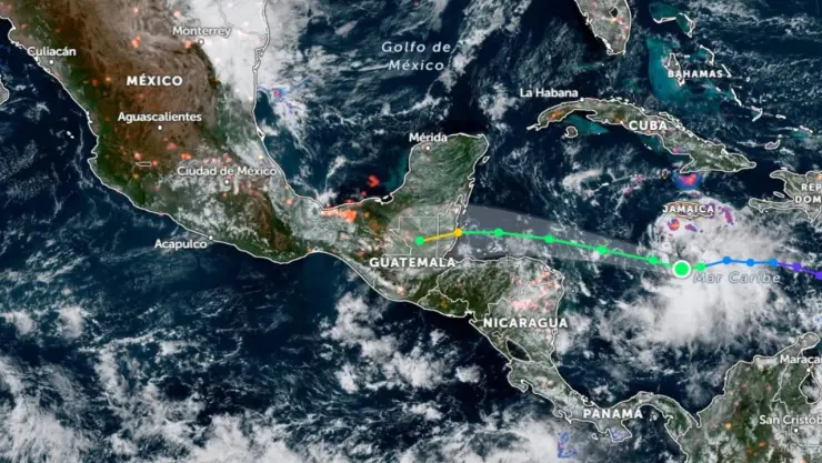 EN VIVO: Sigue la trayectoria de la Tormenta Tropical Lisa
