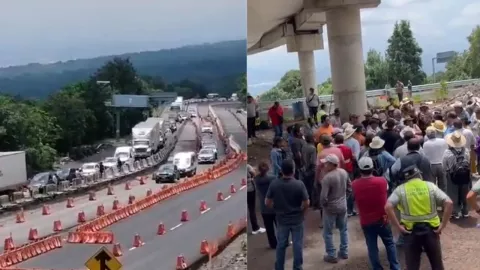 Cierre Autopista México-Cuernavaca; estas son las zonas afectadas