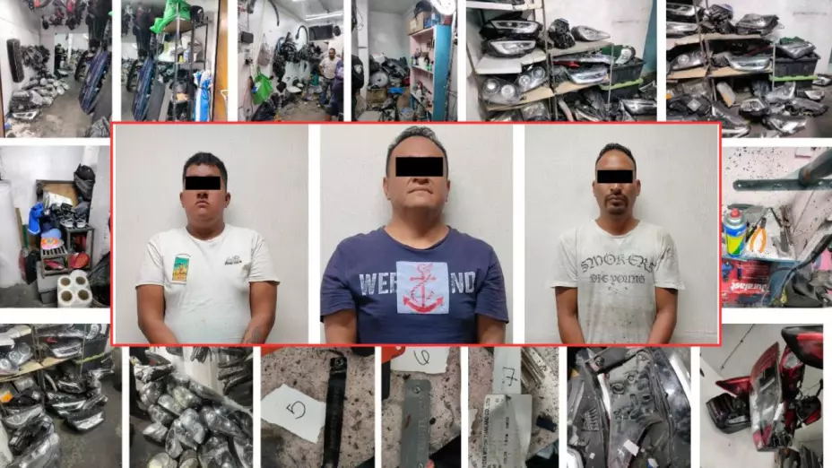 VIDEO: Capturan en la Buenos Aires a 4 que robaron en Polanco toneladas de autopartes