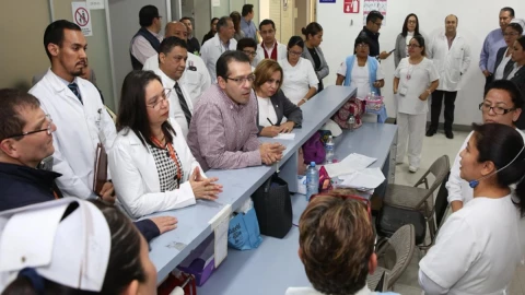 issste ausencia personal medico controles de asistencia