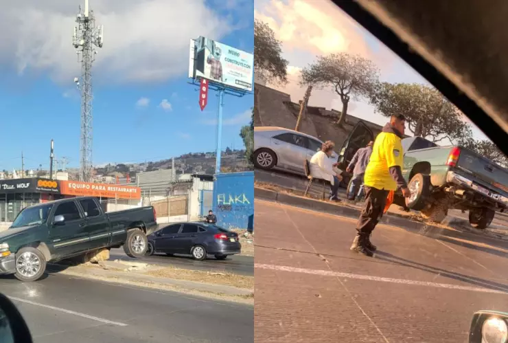 Accidente Vía Rápida Tijuana hoy viernes 17 de enero de 2025