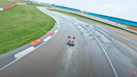 Red Bull desarrolla el dron más rápido del mundo para seguir a sus autos de Fórmula 1.