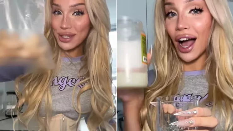 VIDEO | Famosa influencer se quita varias costillas y se las come en caldo