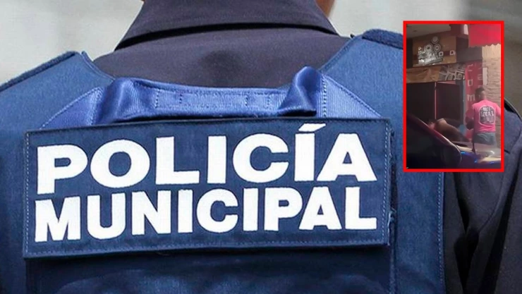 policía que golpeó a mujer