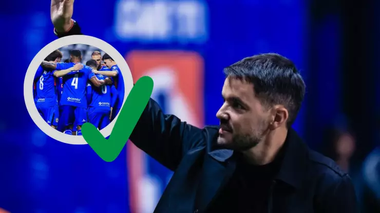 Larcamón en Cruz Azul