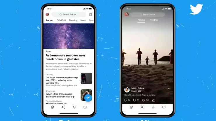 Twitter añade videos cortos pantalla completa, al estilo de TikTok