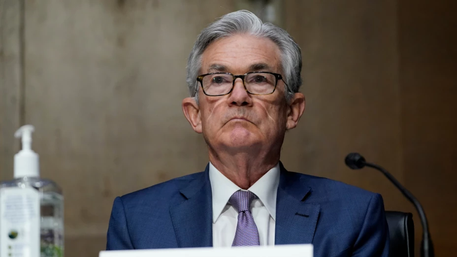 Jerome Powell, presidente de la Reserva Federal de EU.