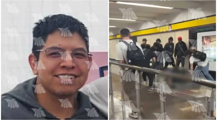Porros golpearon a usuario del Metro de CDMX en La Raza: los graban y escapan.