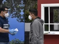 Respetando las normas sanitarias, nada nos impidió verlos felices