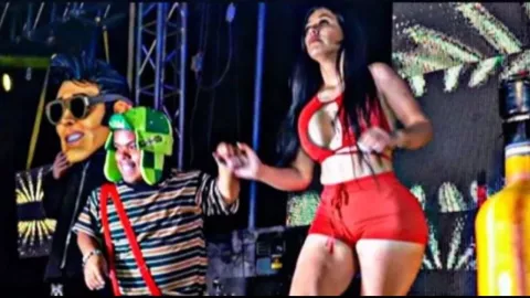 Video Medio Metro y La Pompis ponen a bailar a Eduin Caz de Grupo Firme