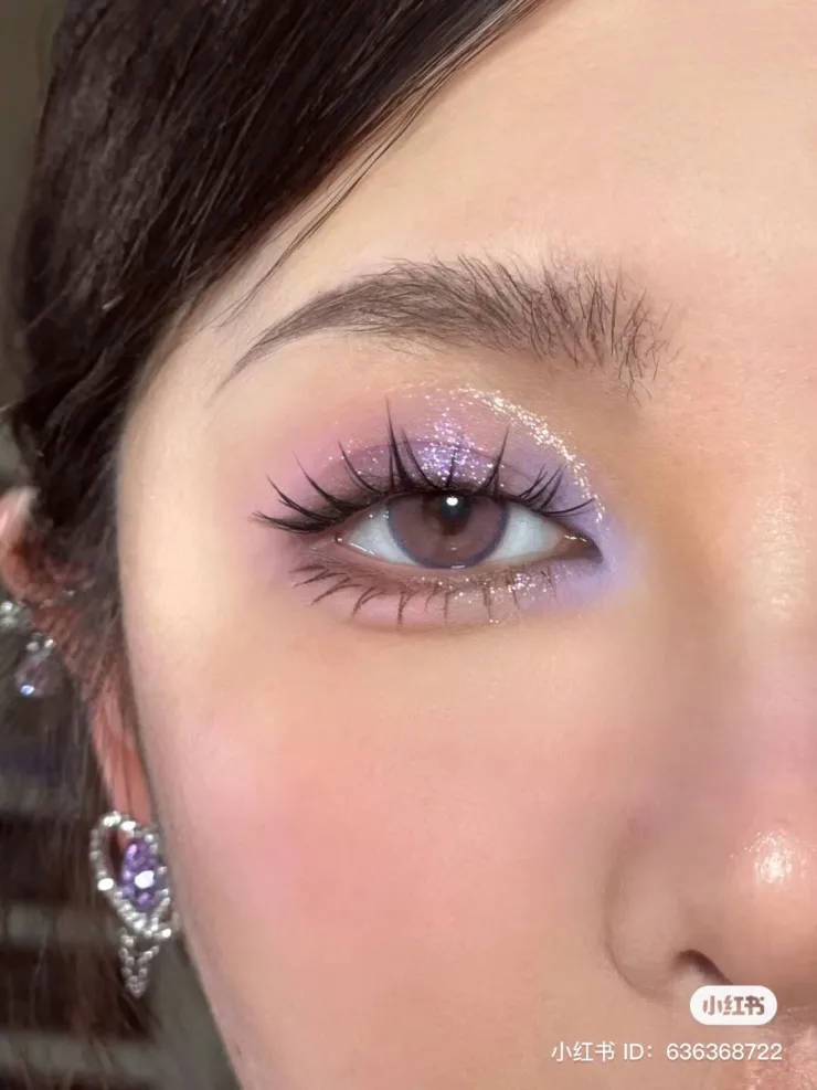 Sombras de ojos lavanda