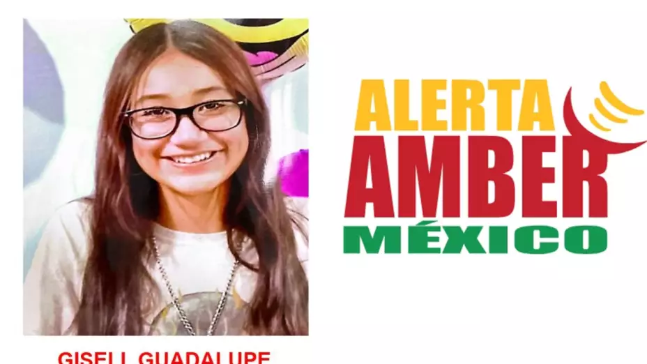 Alerta AMBER de Gisell Guadalupe Menéndez Tolentino.
