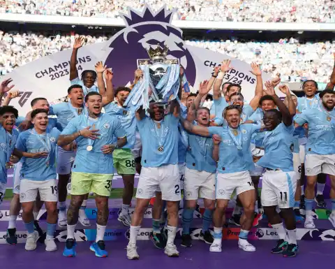 LIGA PREMIER-MAN CITY-CARGOS
