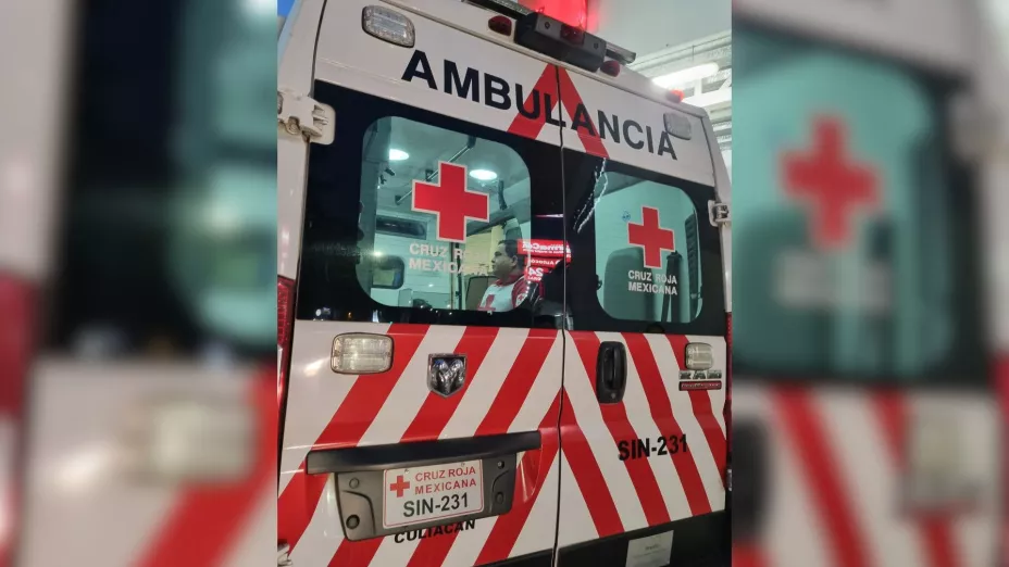 Mujer apuñalada en Culiacán, Cruz Roja.