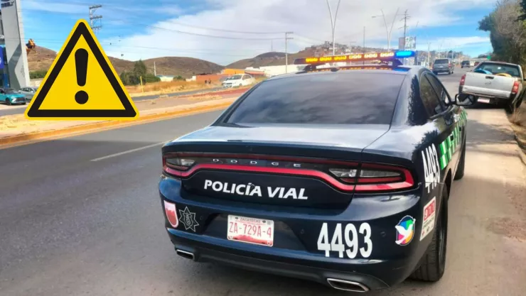 Tráfico en Zacatecas ¿Qué está pasando sobre Paseo del Mineral hoy lunes 6 de enero