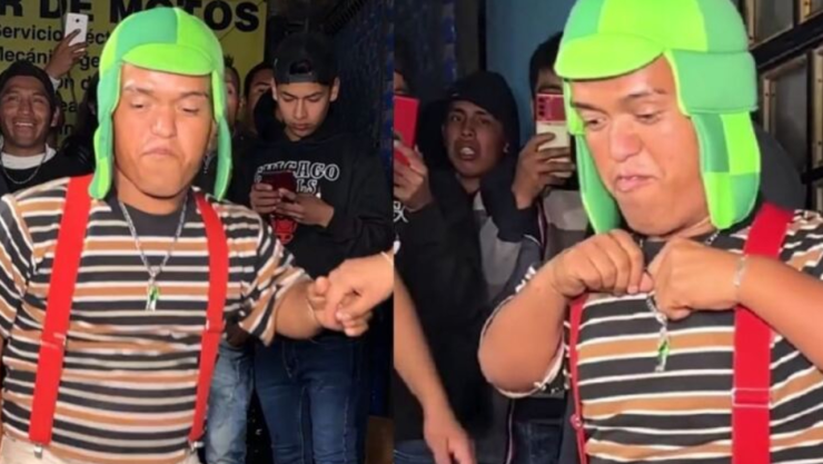 Medio Metro en un baile sonidoro con el paso del pingüino.