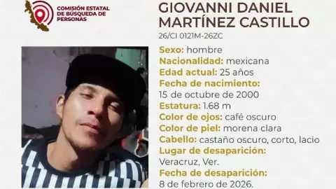 ¡Ayúdalo a volver! Giovanni Daniel Martínez, joven desaparecido en Veracruz ¿Qué sabemos de su desaparición?