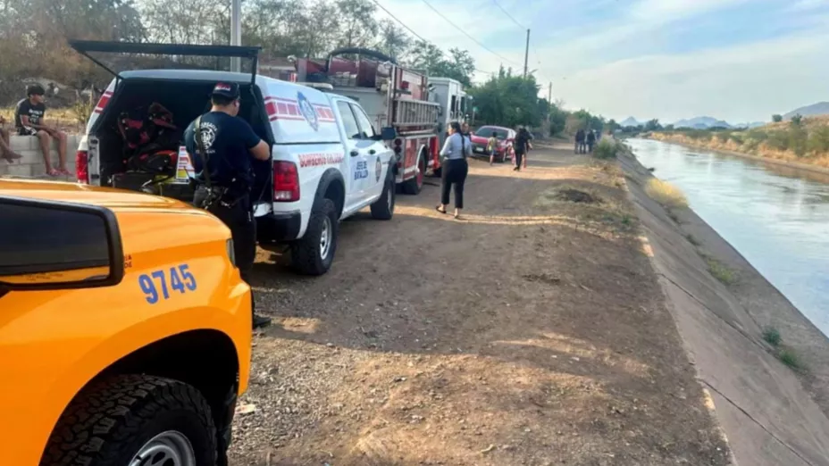 Menor Luis Ángel cae a canal Humaya